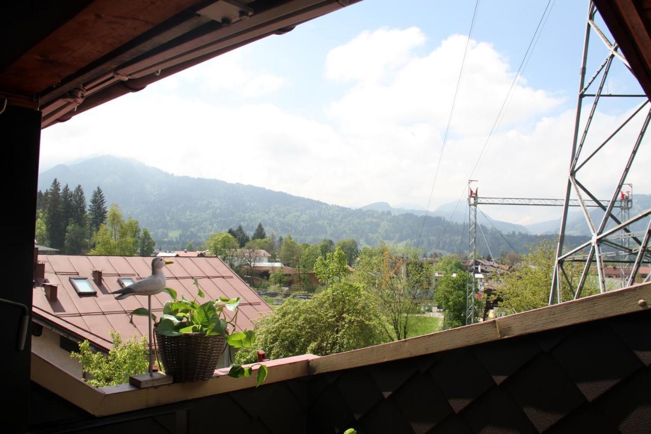 Trettachblick Ferienwohnungen Oberstdorf Bagian luar foto